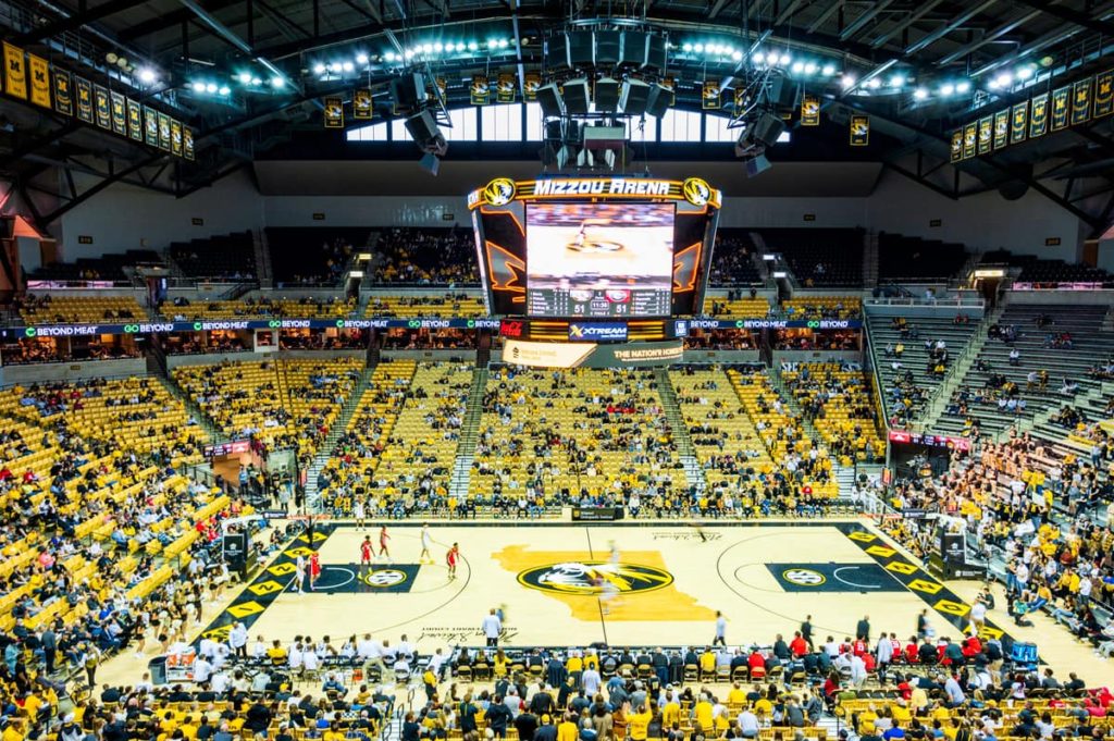 mizzou basketball arena vs georgia